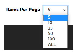 Items Per Page
